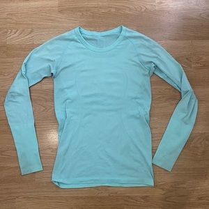 Lululemon Swiftly Tech Long Sleeve Light Blue